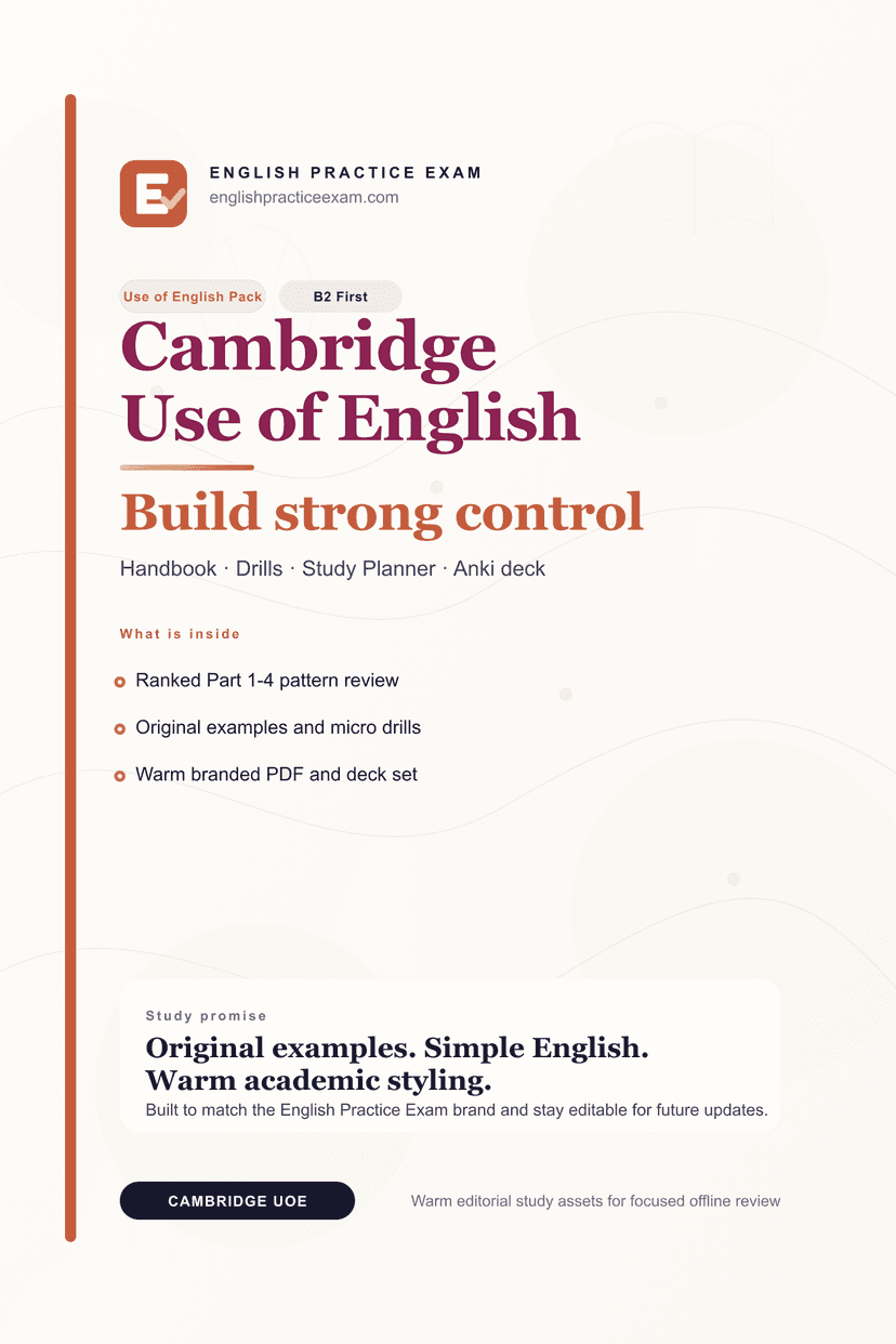 EPE Cambridge Use of English B2 Pack