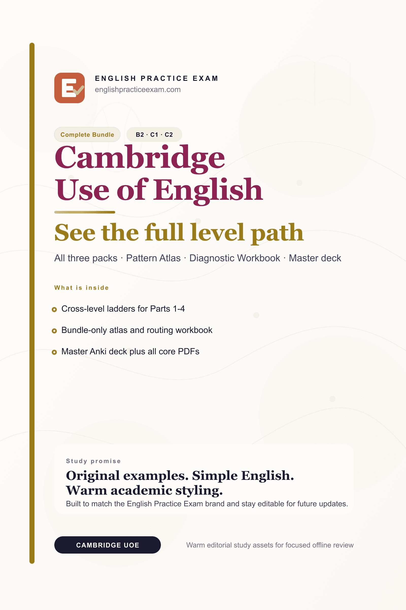EPE Cambridge Use of English Complete Bundle