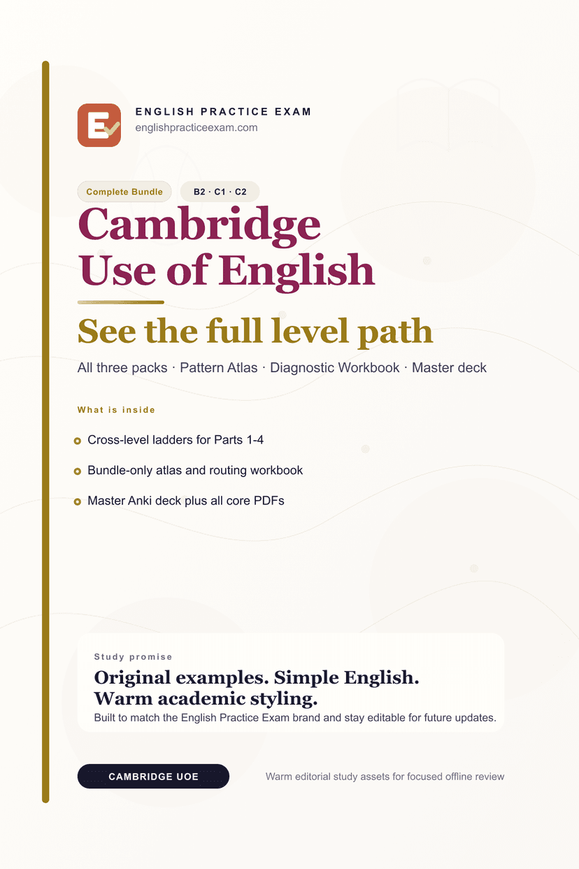 EPE Cambridge Use of English Complete Bundle